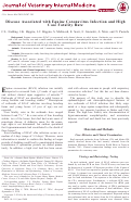 Cover page: Disease Associated with Equine Coronavirus Infection and High Case Fatality Rate