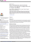 Cover page: Risk of lead exposure, subcortical brain structure, and cognition in a large cohort of 9- to 10-year-old children