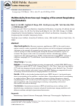 Cover page: Multimodality bronchoscopic imaging of recurrent respiratory papillomatosis