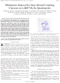 Cover page: Multipoles Induced by Inter-Strand Coupling Currents in LARP $\hbox{Nb}_{3}\hbox{Sn}$ Quadrupoles