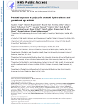 Cover page: Prenatal exposure to polycyclic aromatic hydrocarbons and gestational age at birth