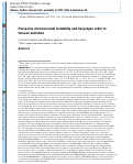 Cover page: Pervasive chromosomal instability and karyotype order in tumour evolution