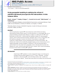 Cover page: Using geospatial modelling to optimize the rollout of antiretroviral-based pre-exposure HIV interventions in Sub-Saharan Africa