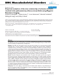 Cover page: Empirical evaluation of the inter-relationship of articular elements involved in the pathoanatomy of knee osteoarthritis using Magnetic Resonance Imaging