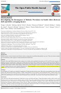 Cover page: Investigating the Resurgence of Malaria Prevalence in South Africa Between 2015 and 2018: A Scoping Review