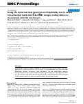 Cover page: Using the maternal-fetal genotype incompatibility test to assess non-inherited maternal HLA-DRB1 antigen coding alleles as rheumatoid arthritis risk factors