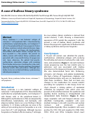 Cover page: A case of bullous Sézary syndrome