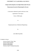 Cover page: Design and Investigation of an Optical Intraocular Pressure Measurement System for Monitoring Eye Pressure