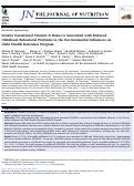 Cover page: Greater Gestational Vitamin D Status is Associated with Reduced Childhood Behavioral Problems in the Environmental Influences on Child Health Outcomes Program