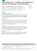 Cover page: CSF-Derived CD4+ T-Cell Diversity Is Reduced in Patients With Alzheimer Clinical Syndrome