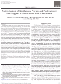 Cover page: Protein Analysis of Glioblastoma Primary and Posttreatment Pairs Suggests a Mesenchymal Shift at Recurrence