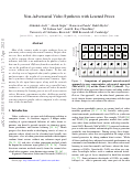 Cover page: Non-Adversarial Video Synthesis with Learned Priors