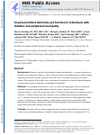 Cover page: Acquired midfoot deformity and function in individuals with diabetes and peripheral neuropathy