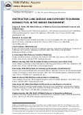 Cover page: Obstructive Lung Disease and Exposure to Burning Biomass Fuel in the Indoor Environment