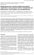 Cover page: Replacing iron‐folic acid with multiple micronutrient supplements among pregnant women in Bangladesh and Burkina Faso: costs, impacts, and cost‐effectiveness