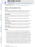 Cover page: Women and Primary Biliary Cirrhosis