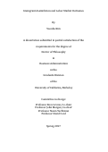 Cover page: Immigrant Assimilation and Labor Market Outcomes