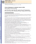 Cover page: Chronic Myelogenous Leukemia, Version 1.2014.