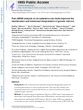 Cover page: Post-GWAS analysis of six substance use traits improves the identification and functional interpretation of genetic risk loci