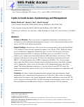 Cover page: Lipids in South Asians: Epidemiology and Management