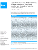 Cover page: Application of cell-free DNA sequencing in characterization of bloodborne microbes and the study of microbe-disease interactions