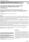 Cover page: Cyclo-oxygenase 2, a putative mediator of vessel remodeling, is expressed in the brain AVM vessels and associates with inflammation