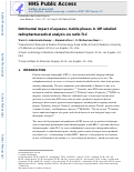 Cover page: Detrimental impact of aqueous mobile phases on 18F-labelled radiopharmaceutical analysis via radio-TLC