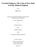 Cover page: Crowded Subjects: The Crisis of Two Souls in Early Modern England