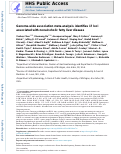 Cover page: Genome-wide association meta-analysis identifies 17 loci associated with nonalcoholic fatty liver disease