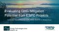 Cover page: Evaluating GHG Mitigation Potential from ESPC Projects