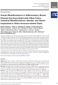 Cover page: Ocular Manifestations in Inflammatory Bowel Disease Are Associated with Other Extra-intestinal Manifestations, Gender, and Genes Implicated in Other Immune-related Traits.