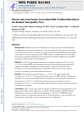 Cover page: Muscle and Joint Factors Associated With Forefoot Deformity in the Diabetic Neuropathic Foot