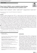 Cover page: Phase II trial of SM-88, a cancer metabolism based therapy, in non-metastatic biochemical recurrent prostate cancer