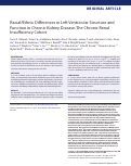 Cover page: Racial/Ethnic Differences in Left Ventricular Structure and Function in Chronic Kidney Disease: The Chronic Renal Insufficiency Cohort.