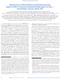 Cover page: Effectiveness of Pfizer-BioNTech and Moderna Vaccines Against COVID-19 Among Hospitalized Adults Aged ≥65 Years — United States, January–March 2021