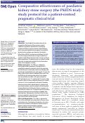 Cover page: Comparative effectiveness of paediatric kidney stone surgery (the PKIDS trial): study protocol for a patient-centred pragmatic clinical trial