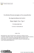 Cover page: Novel Medical Treatment using known Vaccines and further Investigation to Research a Cure for:Herpes Simplex Virus – Type 2