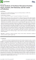 Cover page: Visual Analysis of Nonlinear Dynamical Systems: Chaos, Fractals, Self-Similarity and the Limits of Prediction