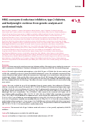 Cover page: HMG-coenzyme A reductase inhibition, type 2 diabetes, and bodyweight: evidence from genetic analysis and randomised trials