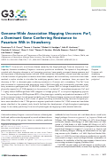 Cover page: Genome-Wide Association Mapping Uncovers Fw1, a Dominant Gene Conferring Resistance to Fusarium Wilt in Strawberry