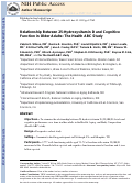 Cover page: Relationship Between 25‐Hydroxyvitamin D and Cognitive Function in Older Adults: The Health, Aging and Body Composition Study