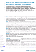 Cover page: Phase II Trial of Costimulation Blockade With Abatacept for Prevention of Acute GVHD.