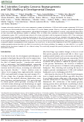 Cover page: Hi-C Identifies Complex Genomic Rearrangements and TAD-Shuffling in Developmental Diseases