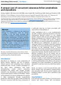 Cover page: A unique case of concurrent cutaneous lichen amyloidosis and myxedema