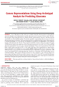 Cover page: Convex Representations Using Deep Archetypal Analysis for Predicting Glaucoma