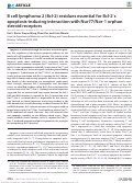 Cover page: B cell lymphoma 2 (Bcl-2) residues essential for Bcl-2's apoptosis-inducing interaction with Nur77/Nor-1 orphan steroid receptors