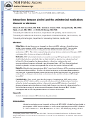 Cover page: Interactions Between Alcohol and the Antiretroviral Medications Ritonavir or Efavirenz