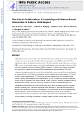 Cover page: The role of collaborations in sustaining an evidence-based intervention to reduce child neglect