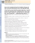 Cover page: Dose to the Contralateral Breast From Radiotherapy and Risk of Second Primary Breast Cancer in the WECARE Study