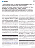 Cover page: The proteasome-interacting Ecm29 protein disassembles the 26S proteasome in response to oxidative stress